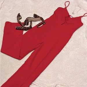 SOCIALITE Twist Front Cutout Sleeveless Jumpsuit